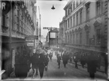 Hamngatan österut från Hamngatsbacken.