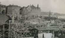 Katarinatunneln, Slussen under tunnelbygget 1933