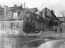 Västgötagatan 38 (nu Älvsborgsgatan) norrut från hörnet av Ölandsgatan
