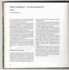 Södra stadshuset - en järnvägsstation? : 1924 / Åke Abrahamsson