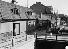 Gotlandsgatan vid Götgatan år 1932.