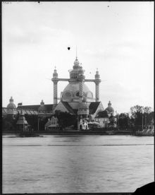 Industrihallen på 1897 års Allmänna konst- och industriutställning på Djurgården