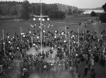 Rålambshov. Dans på dansbana i Rålambshovsparken