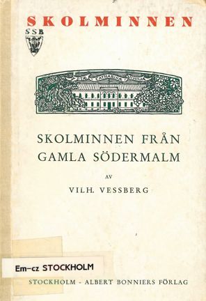 Omslagsbild Skolminnen från gamla Södermalm