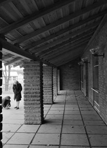 Gubbängens Folkskola. Entré