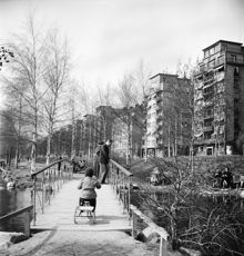 Vårbild från Norr Mälarstrand 