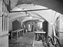 Hötorgshallen. Källaren under saluhallen