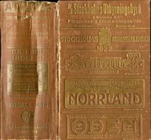 Stockholms adresskalender 1922