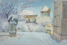 Galleriet och kvarnen, vinter