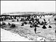 Friluftsmöte på Ladugårdsgärdet, år 1902