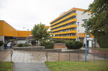 Hjulsta torg från nordost.