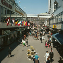Sergelgatan norrut från Mäster Samuelsgatan