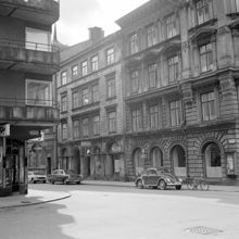 Riddargatan 34-36 från hörnet av Skeppargatan