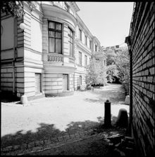 Brahegatan 47-49. Wallenbergs villa. Södra fasaden