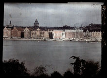 Norr Mälarstrand, kv. Munklägret och Vattuormen. Vy från Södermalm