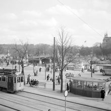 Strandvägen med utsikt mot Djurgårdsbron