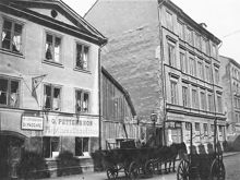 Sibyllegatan med huset Sibyllegatan 31 till höger