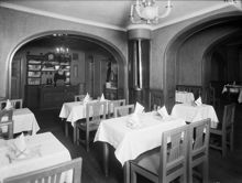 Restaurang Den Gyllene freden, interiör