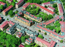 Flygfoto över Aspudden