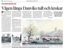Vägen längs Danviks tull och krokar