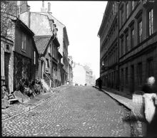 Regeringsgatan från Jutas backe norrut