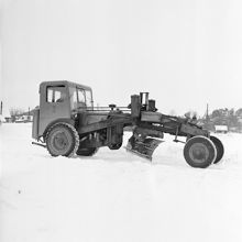 Väghyvel i snöröjningsarbete