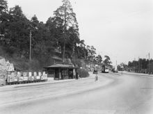 Spårvagnshållplats Tranebergssunds Västra, 1931