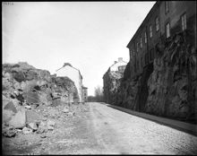 Sibyllegatan norrut från Tyskbagargatan