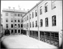 Gårdsinteriör från Johannes brandstation, Malmskillnadsgatan 64