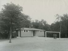 Tantolundens bollplan: Paviljongen 1930