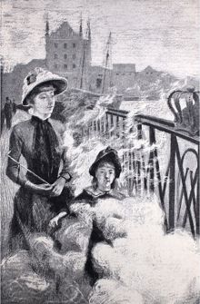 "På Skeppsholmsbron" - Georg Pauli 1887