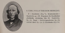 Carl Philip Theodor Behrling. Ledamot av stadsfullmäktige 1863-1872