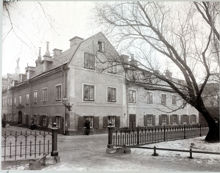 Fjällgatan 2. Från Katarina kyrkogård mot sydost