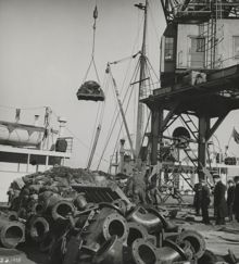 Stadsgårdshamnen: Arbete i hamnen