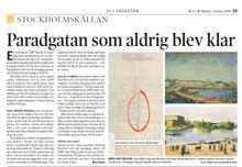 Paradgatan som aldrig blev klar