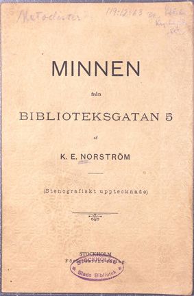 Maskinskriven broschyr om Bibeln 