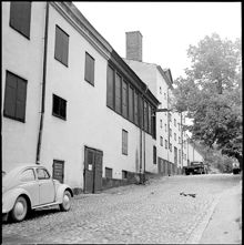 Kvarteret Täppan. Bjurholmsgatan norrut. Hus G, E och D