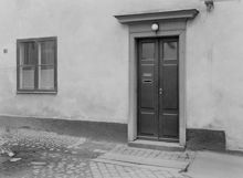 Mäster Samuelsgatan 47. Port på Lantbruksakademiens gård