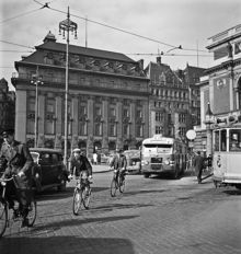 Trafik på Gustav Adolfs Torg