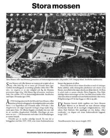 Stora Mossen - kort beskrivning av områdets historia
