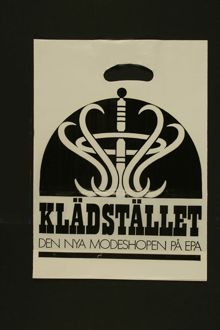 Plastkasse från Klädstället, modeshop på EPA