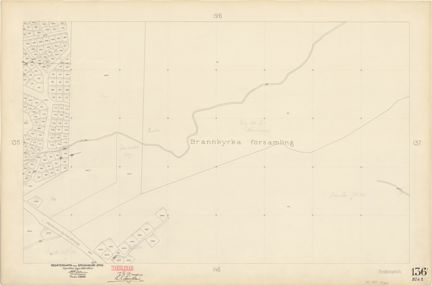 Bladet är ritat i tusch på papper som numera är gulnat