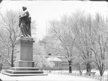 Berzelii Park med Berzelius staty
