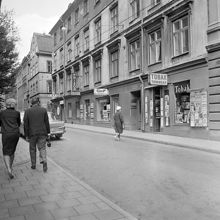 Kvarteret Fyrfotan Större, norra fasaden mot Vattugatan.