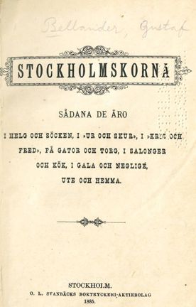 Omslagsbild Stockholmskorna