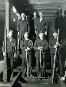 Katarinatunneln, Några av de 800 arbetarna i tunneln