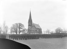 Gustav Adolfs kyrka från väster