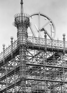 Telefontornet på Malmskillnadsgatan 32. Tornet uppfördes 1887 och revs efter en brand 1952