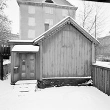 Tjärhovsgatan 67 från väster. Nuvarande Folkungagatan 127
