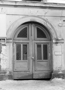 Hötorget 10 (Sergelgatan 10), portal. Här ligger nu första höghuset
